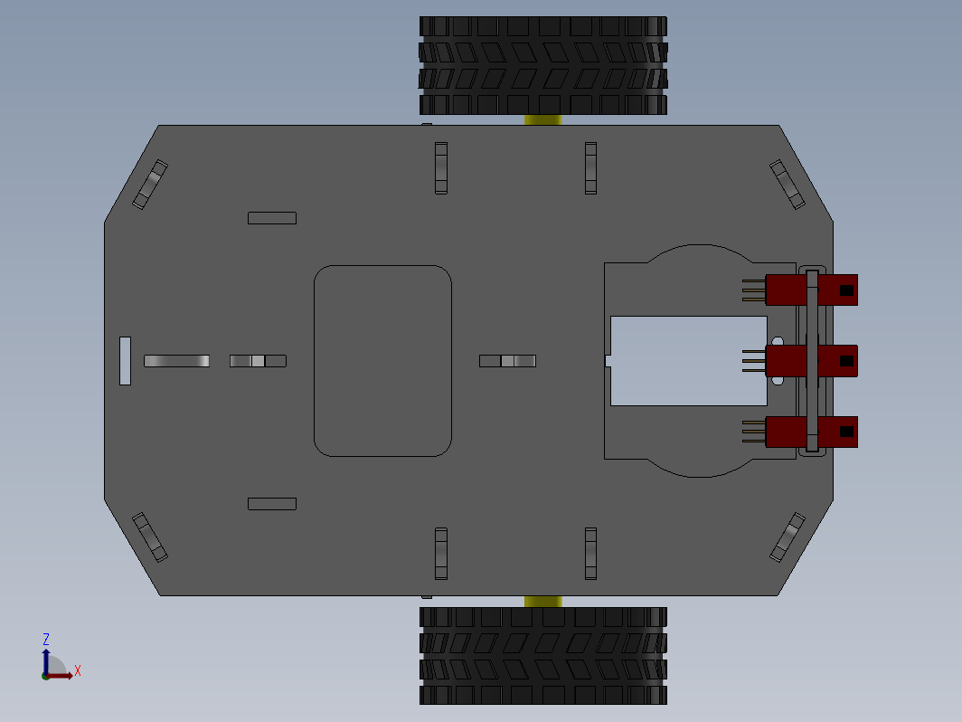 机器人自走车框架 SparkFun micro-bot 