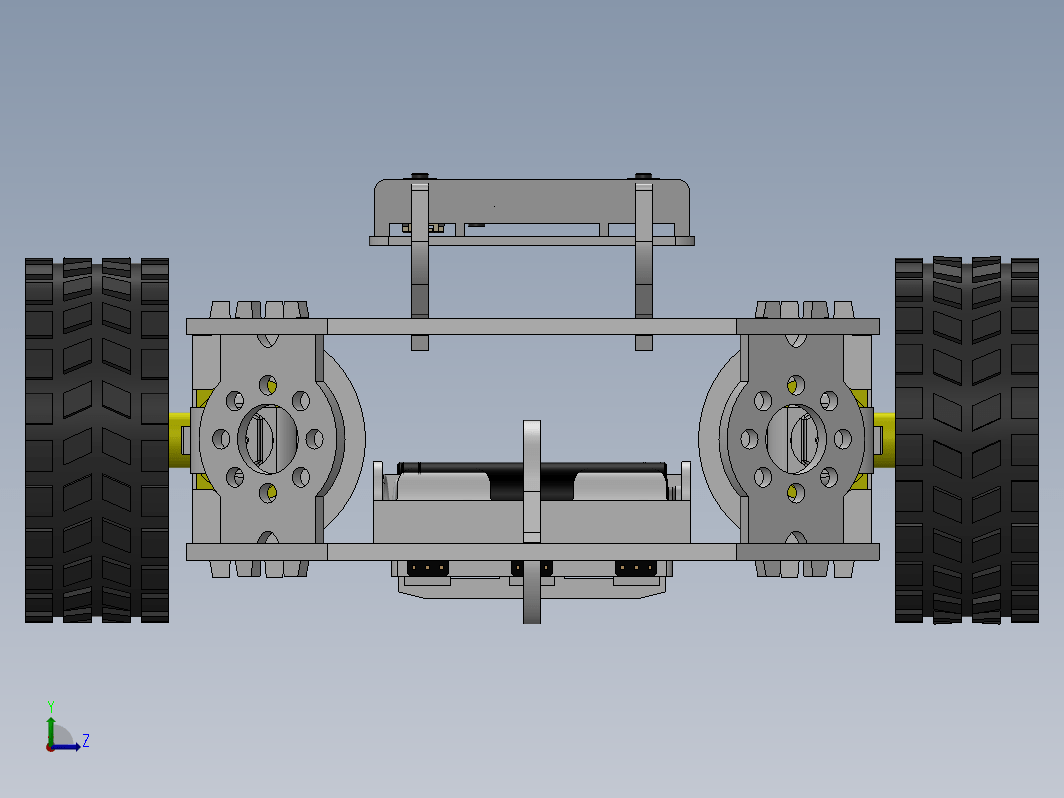 机器人自走车框架 SparkFun micro-bot 