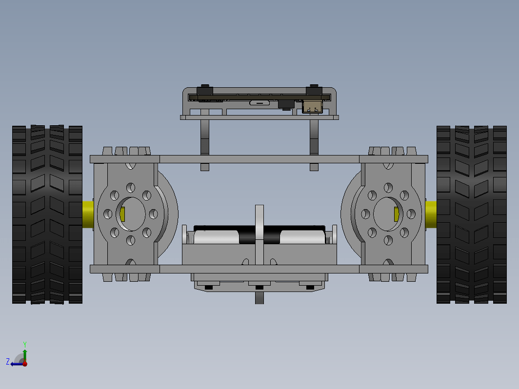 机器人自走车框架 SparkFun micro-bot 