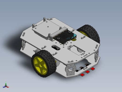 机器人自走车框架 SparkFun micro-bot 缩略图