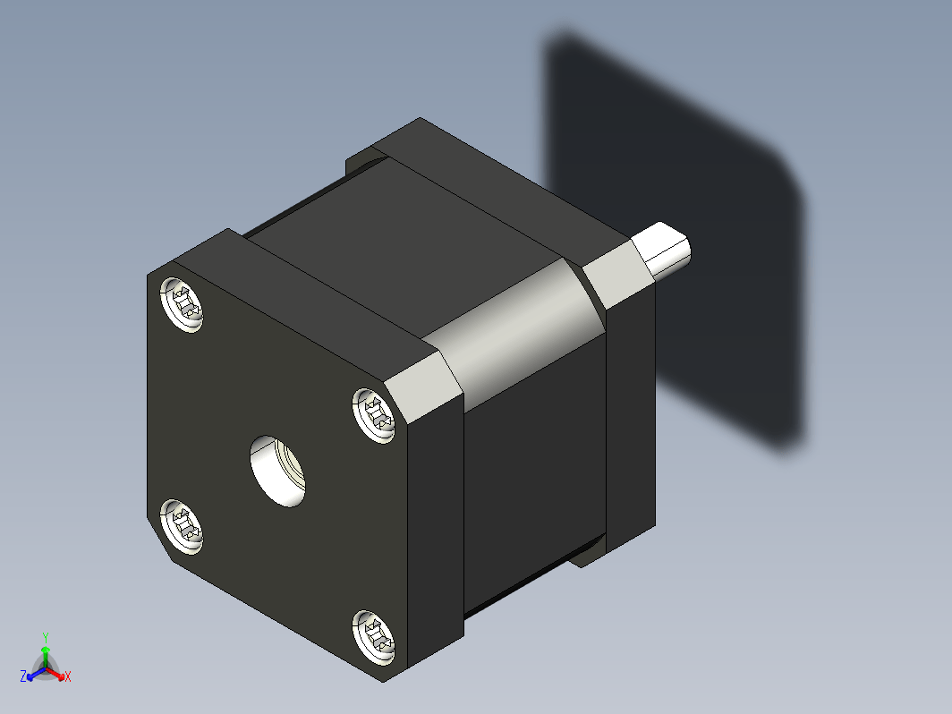 步进电机3D图42J1840-408-02