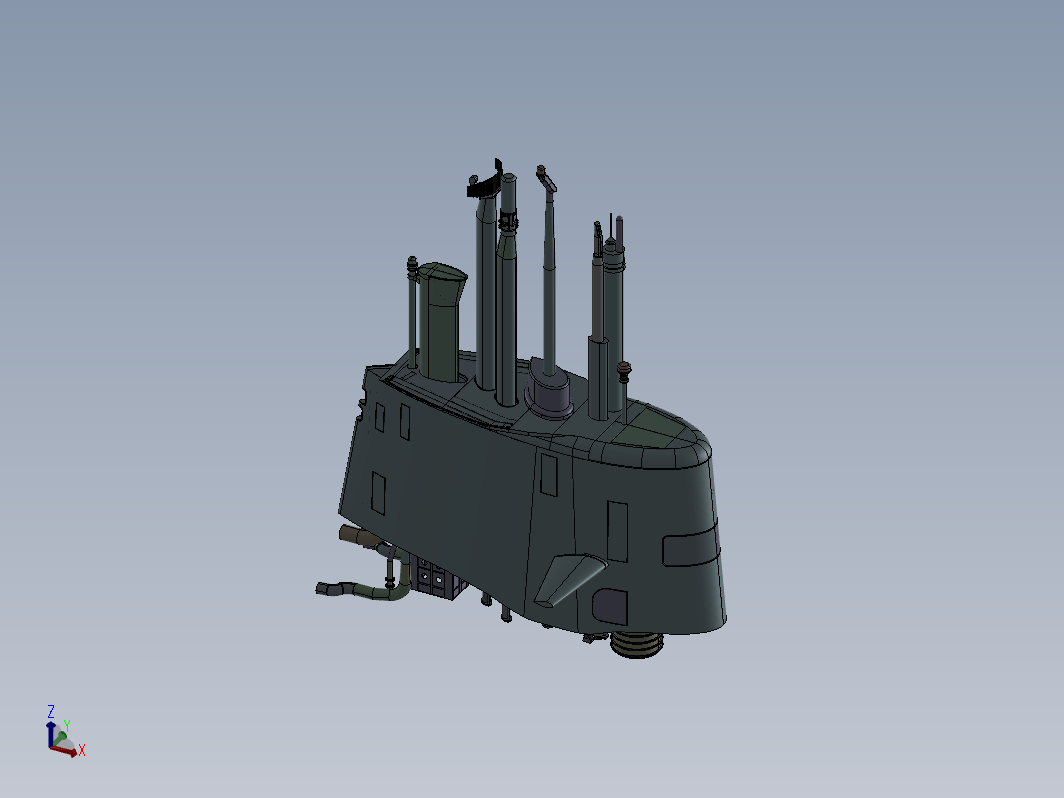 ARA San Juan（S-42）潜艇模型部分结构