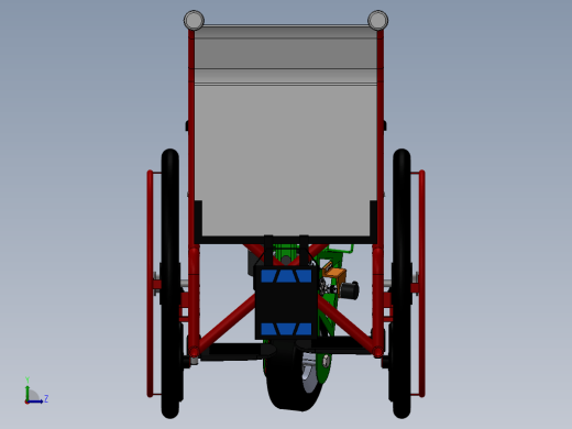 自动轮椅结构3D图纸 Solidworks设计缩略图