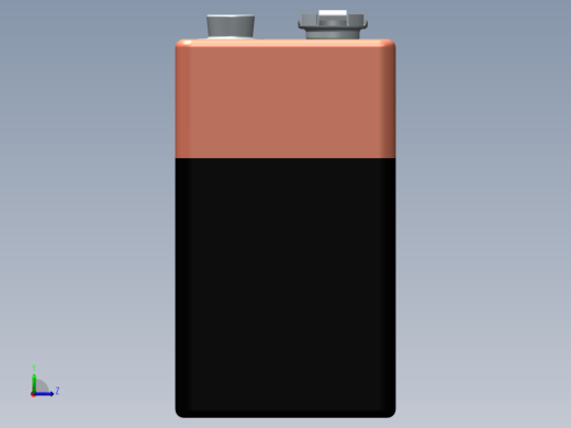 电池 9v-duracell-battery SW STP STL缩略图