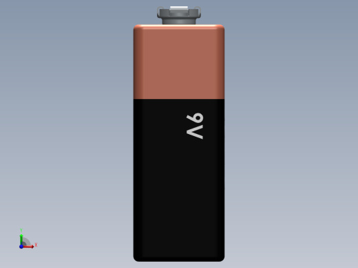电池 9v-duracell-battery SW STP STL缩略图