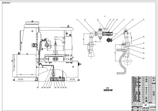 滚齿机总体及传动系统设计CAD+说明书