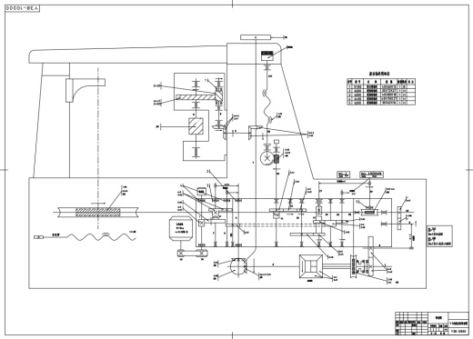 滚齿机总体及传动系统设计CAD+说明书缩略图