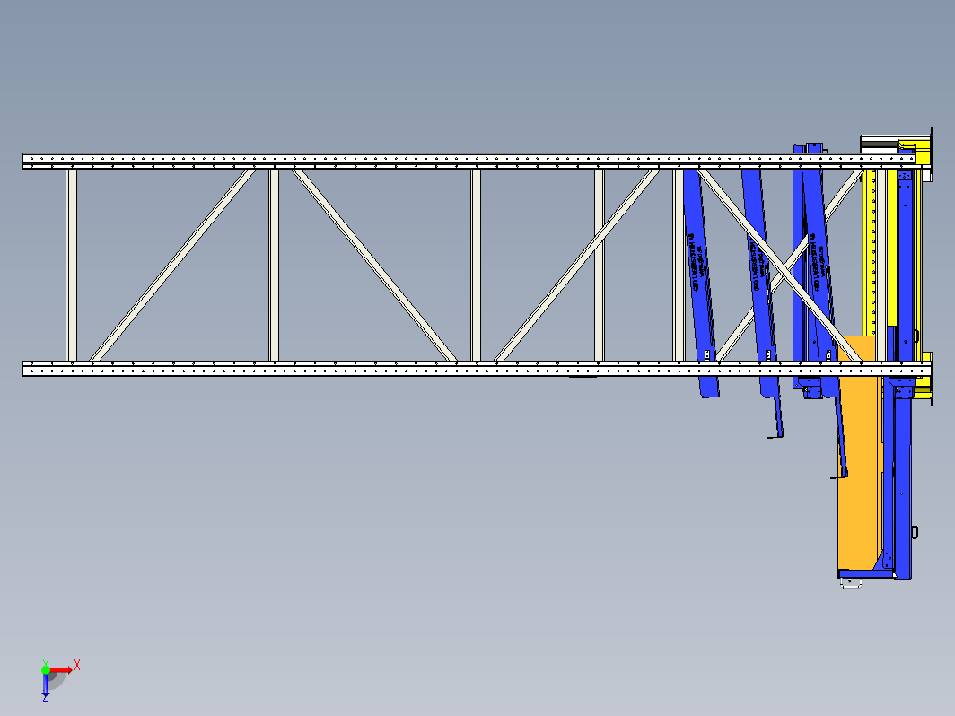 带抽屉的托盘货架 4500mm x 1100mm