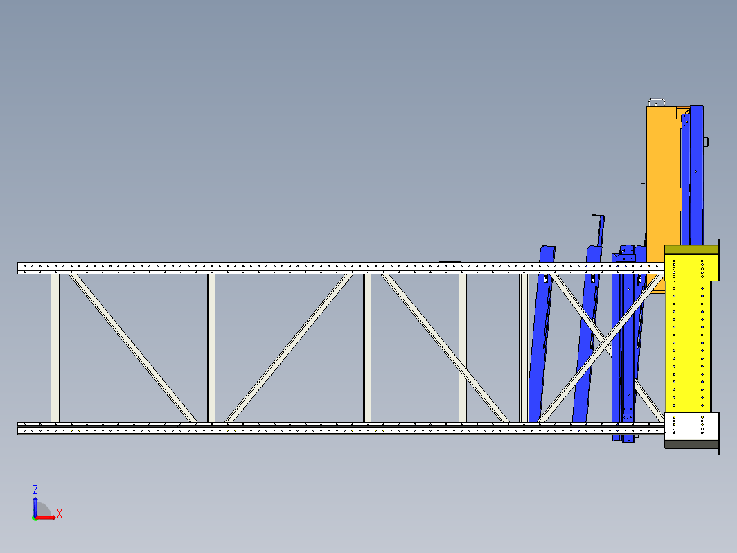 带抽屉的托盘货架 4500mm x 1100mm