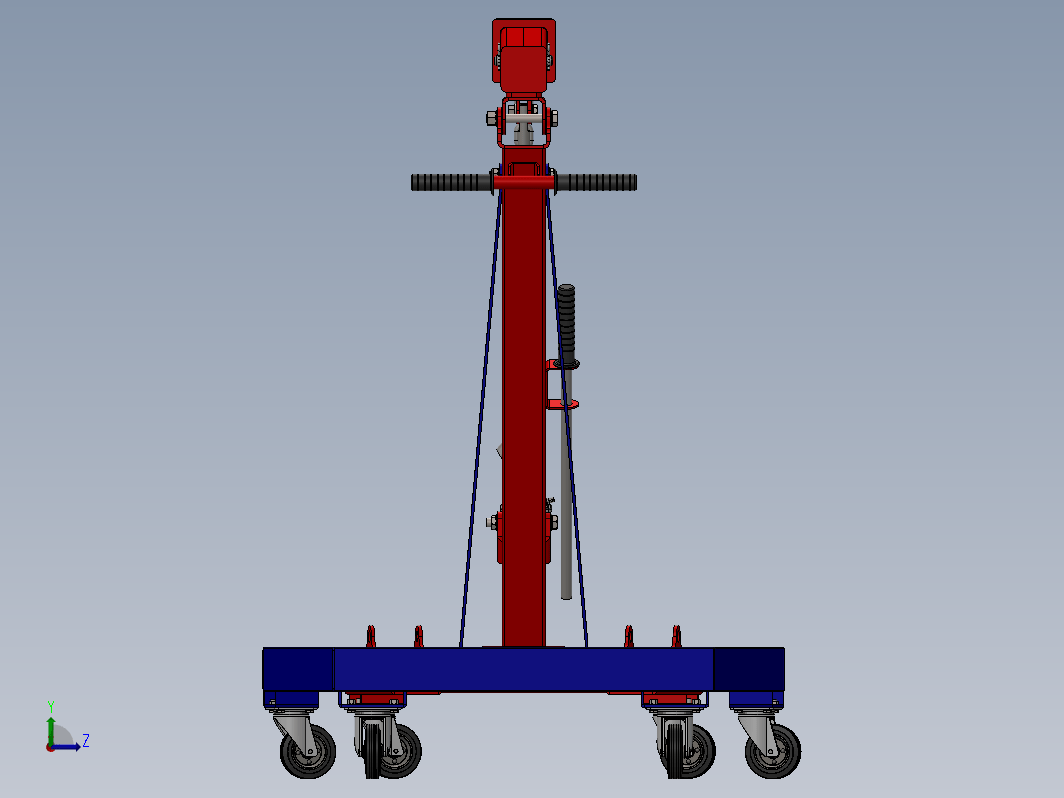 液压绞车移动起重机 Hydraulic winch