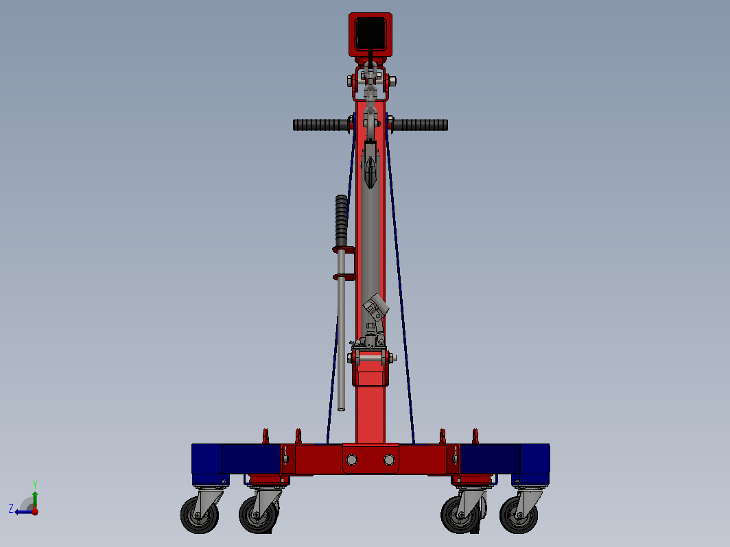 液压绞车移动起重机 Hydraulic winch