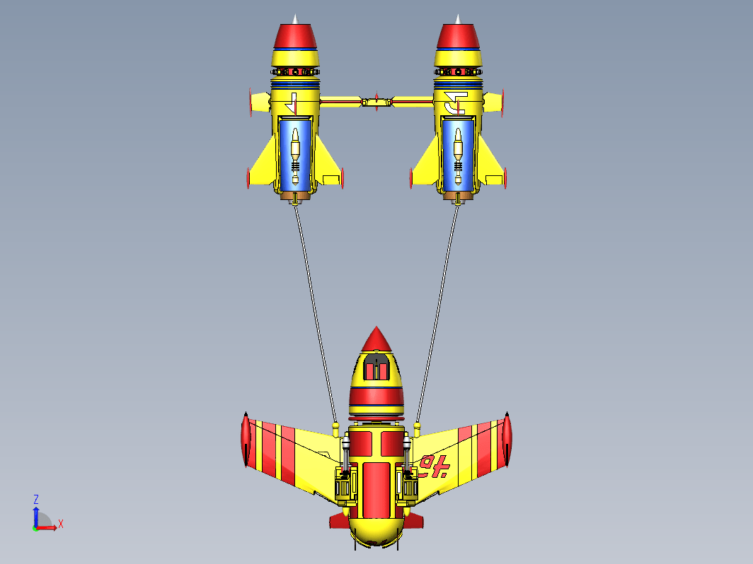 POD赛车“黄色狂怒”46号