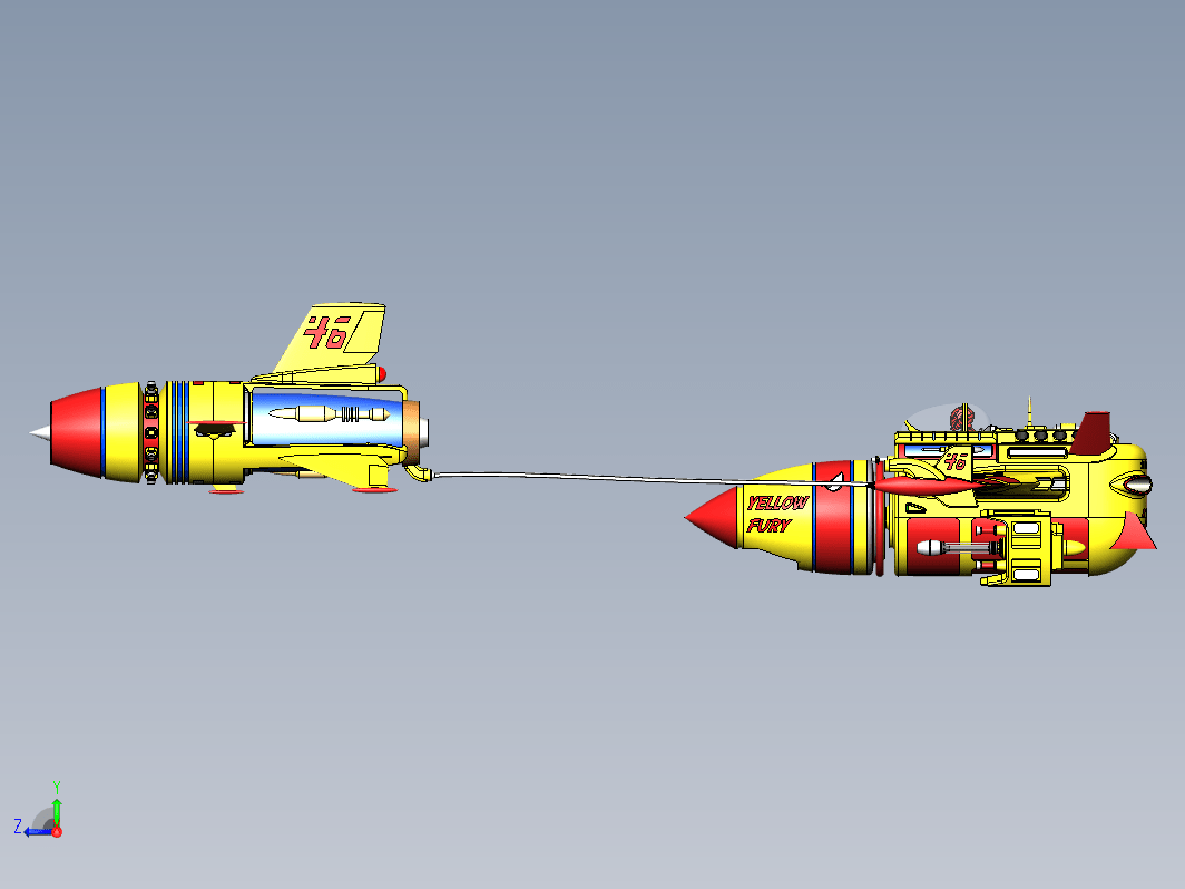 POD赛车“黄色狂怒”46号