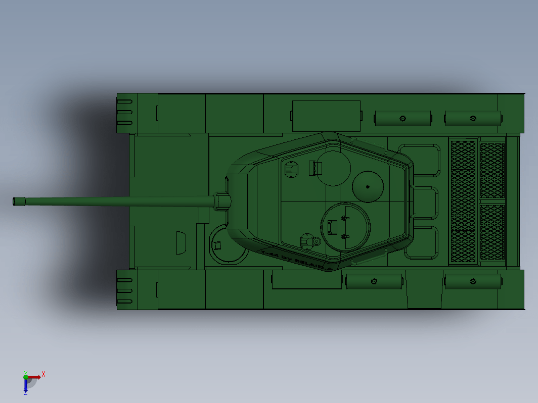 T-44中型坦克模型