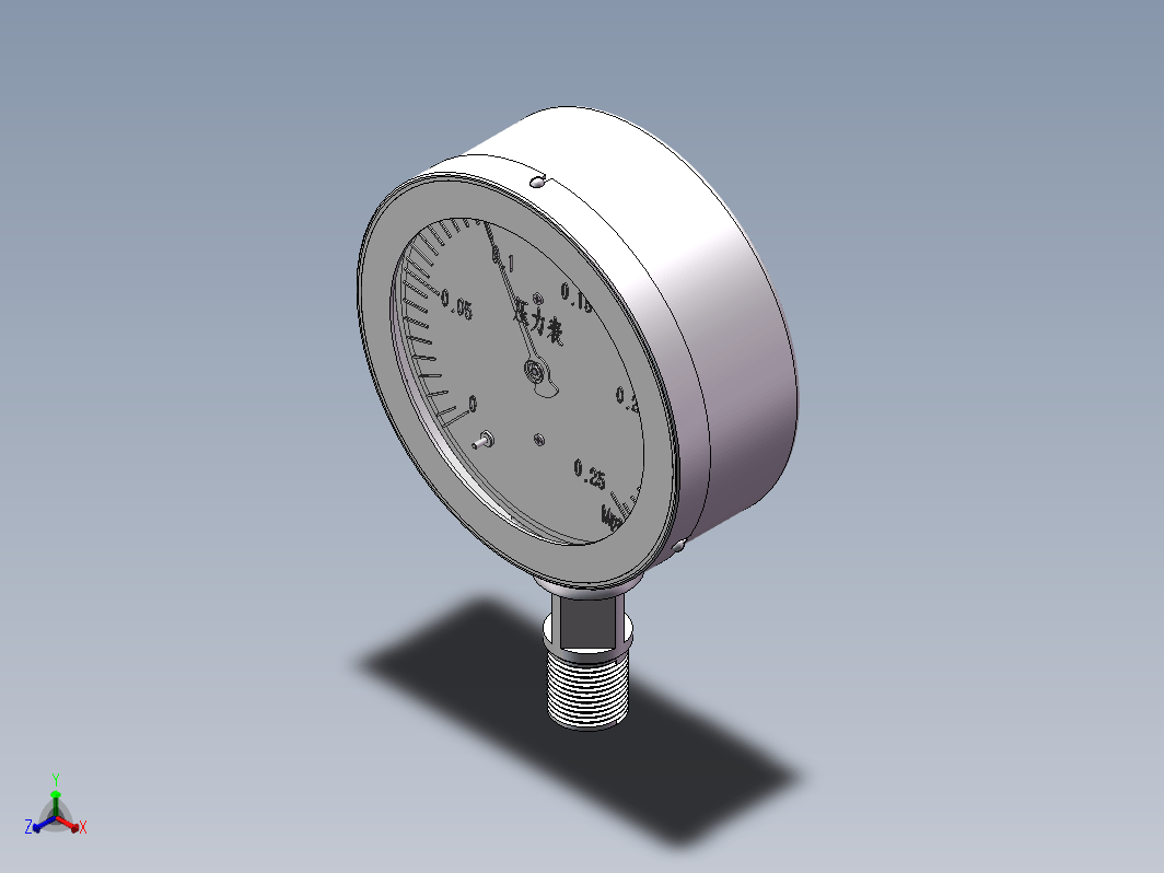 压力表3D模型