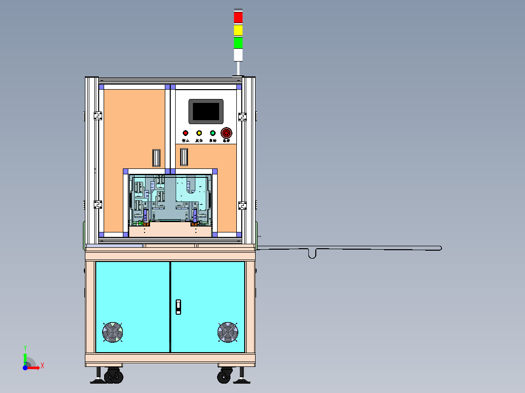 PCB板贴散热片机