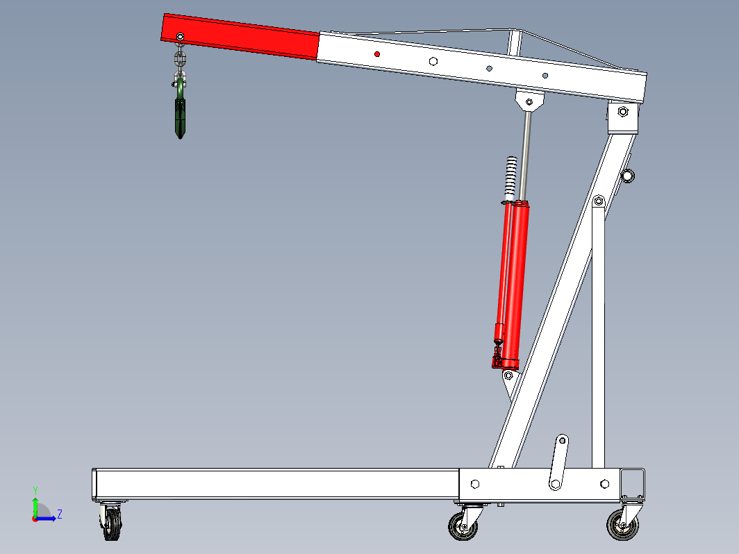 Folding mobile crane折叠式移动起重机