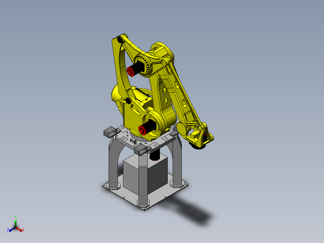 发那科 Fanuc m410ib450工业机械臂图纸