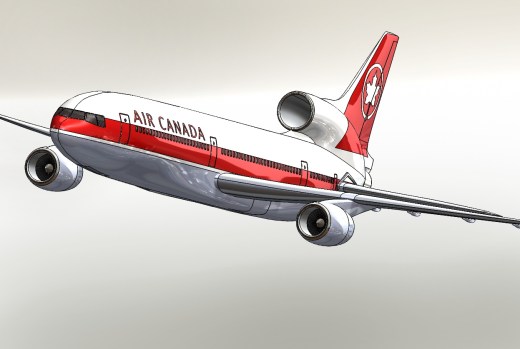 简易Lockheed L-1011 Tristar飞行造型
