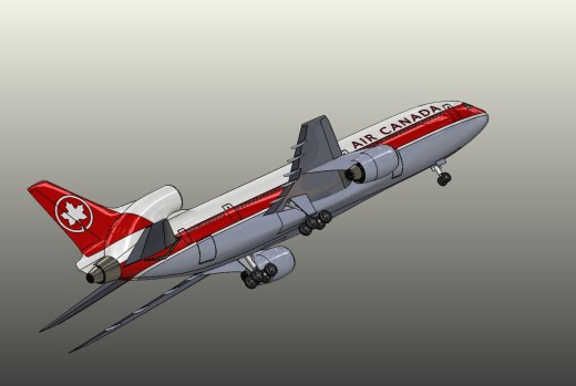 简易Lockheed L-1011 Tristar飞行造型缩略图