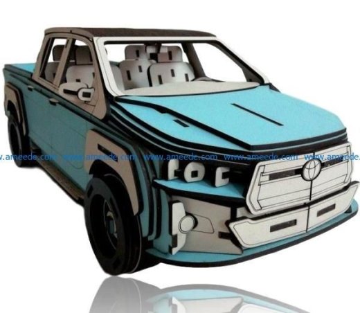 TOYOTA HILUX 皮卡车拼装缩略图