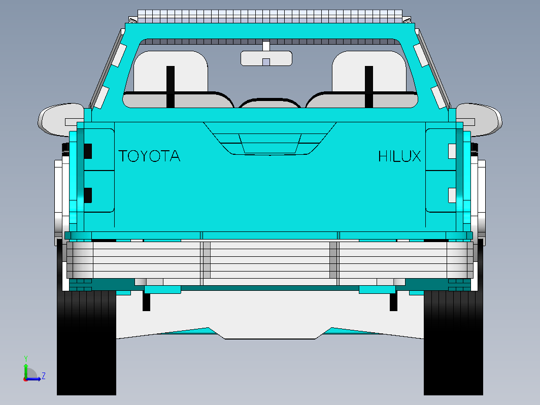 TOYOTA HILUX 皮卡车拼装