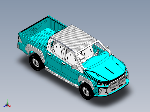 TOYOTA HILUX 皮卡车拼装缩略图