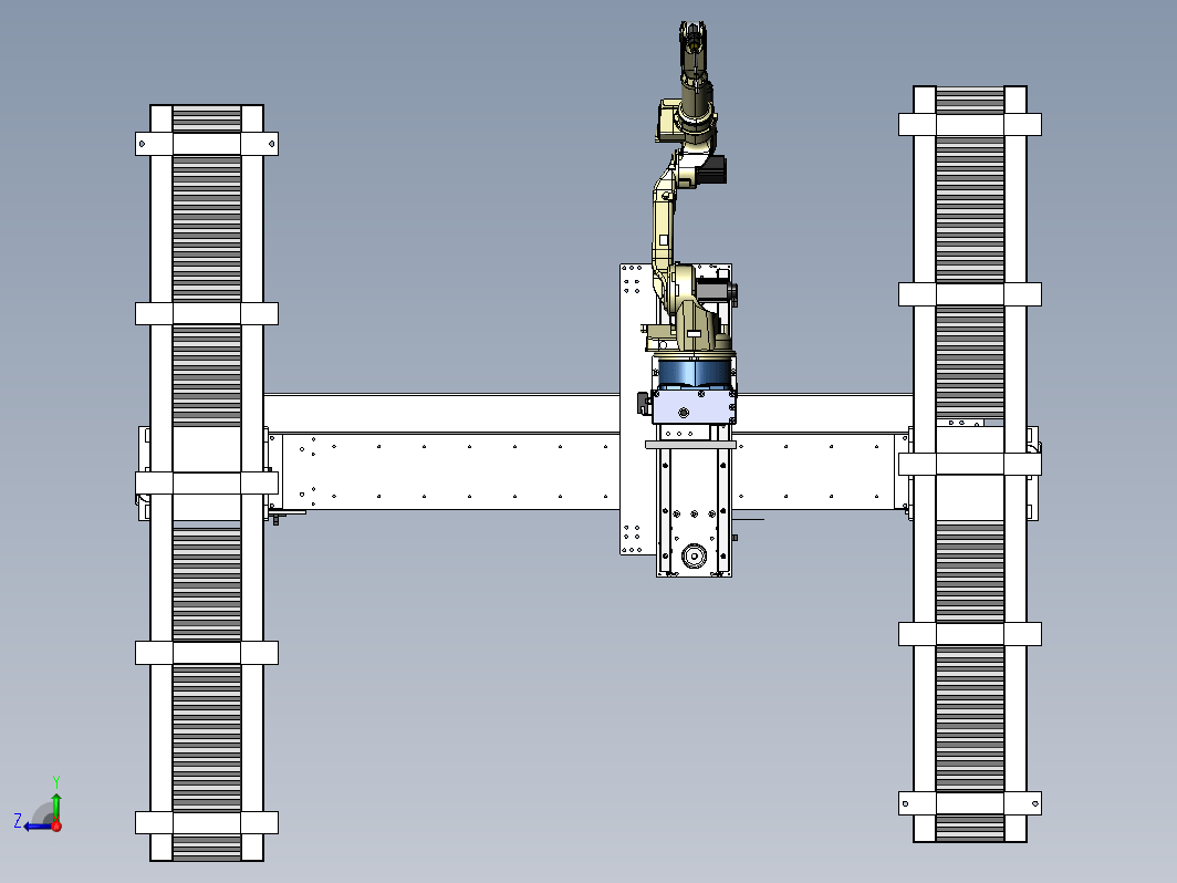 龙门桁架式焊接机械手机构