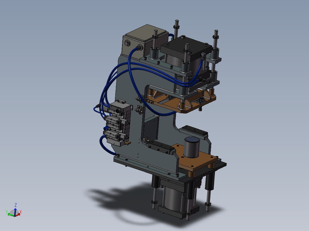 气动转配机模型（流水线机器人）