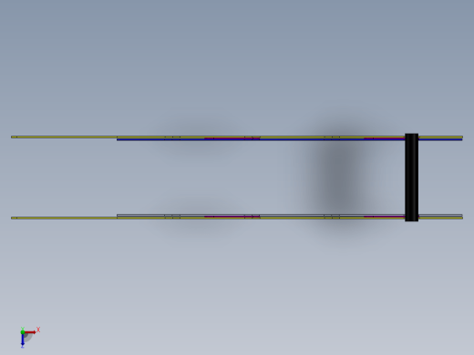 solidworks 中的杆运输机构缩略图