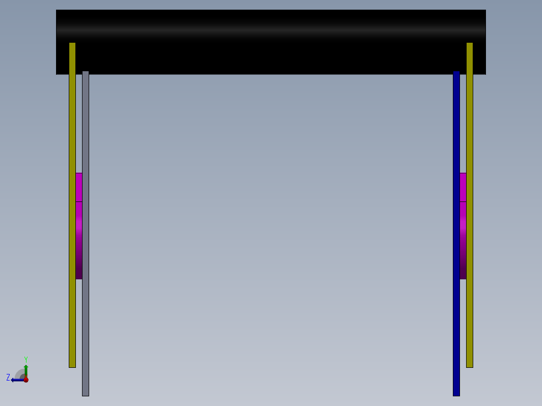 solidworks 中的杆运输机构