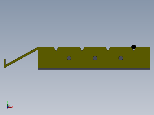 solidworks 中的杆运输机构缩略图