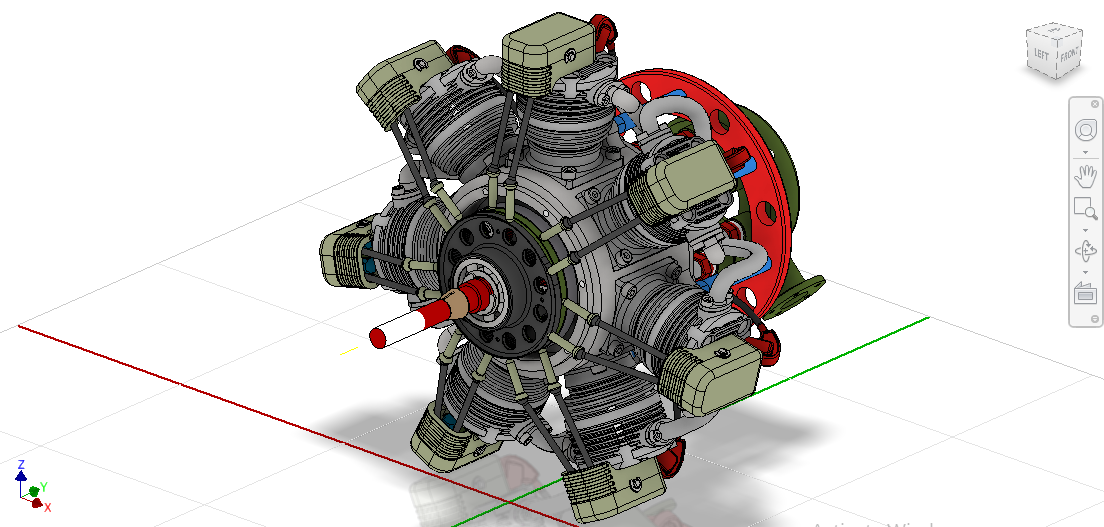 Rotary-Engine 7缸星形发动机