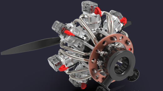 Rotary-Engine 7缸星形发动机缩略图