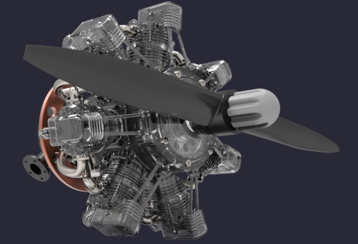 Rotary-Engine 7缸星形发动机缩略图