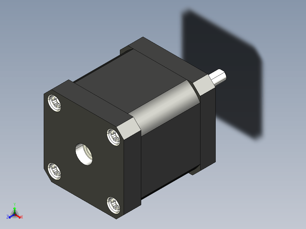 步进电机3D图42J1848-425-01-ZS