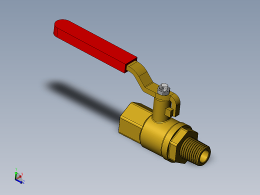 0.25NPT 球阀DN15