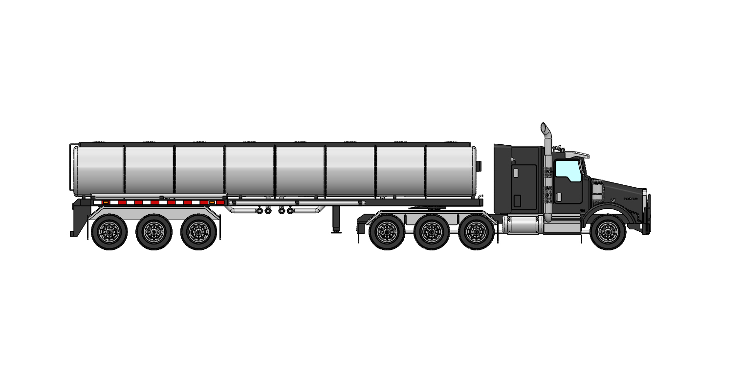 油罐卡车 Kenworth T800 + Citerne