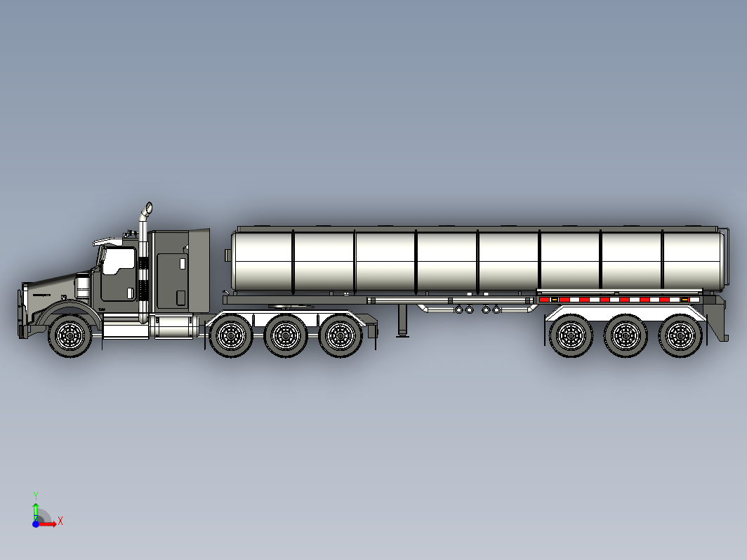 油罐卡车 Kenworth T800 + Citerne