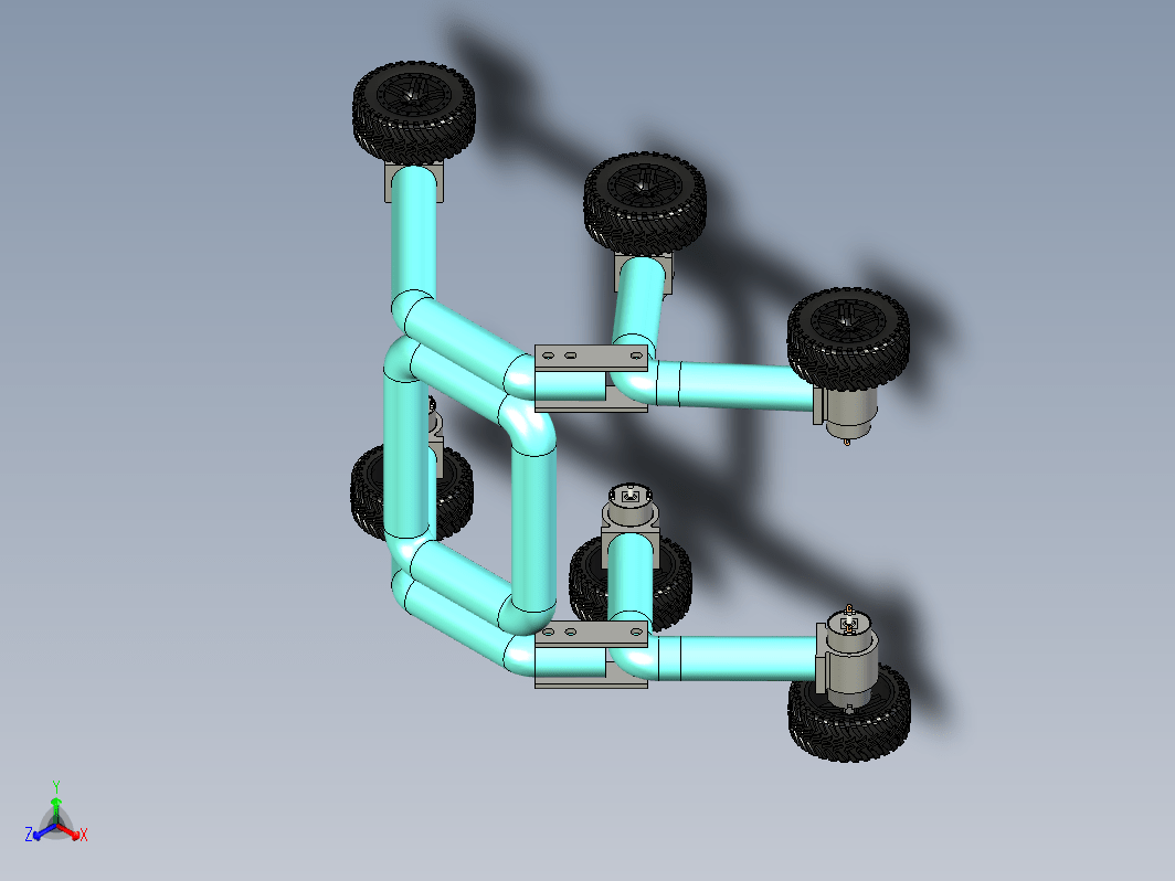 简易爬楼梯小车 Stair Climbing Robot