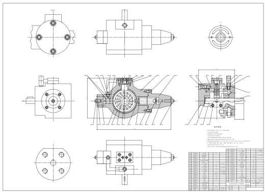 叶片泵（限压式变量）设计+CAD+说明缩略图