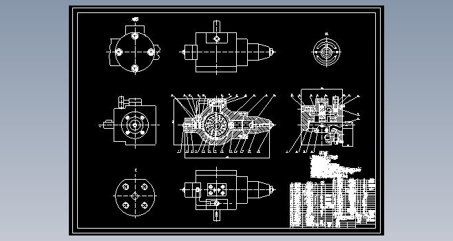 叶片泵（限压式变量）设计+CAD+说明书