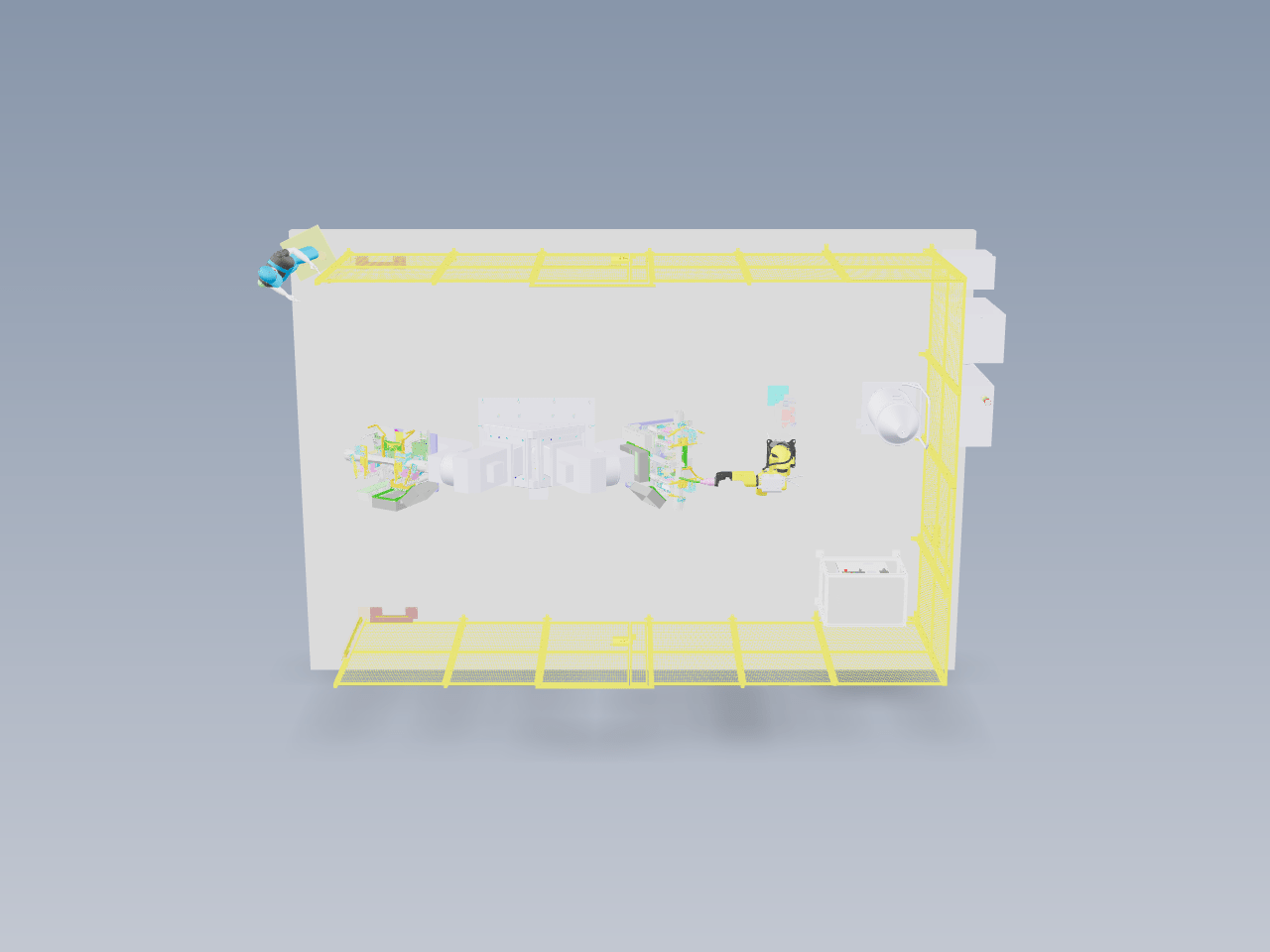 倾斜型L型双变位机焊接工作站