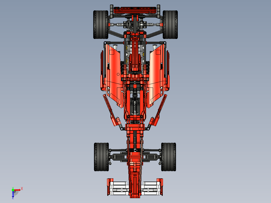 ferrari f1赛车1比10LEGO