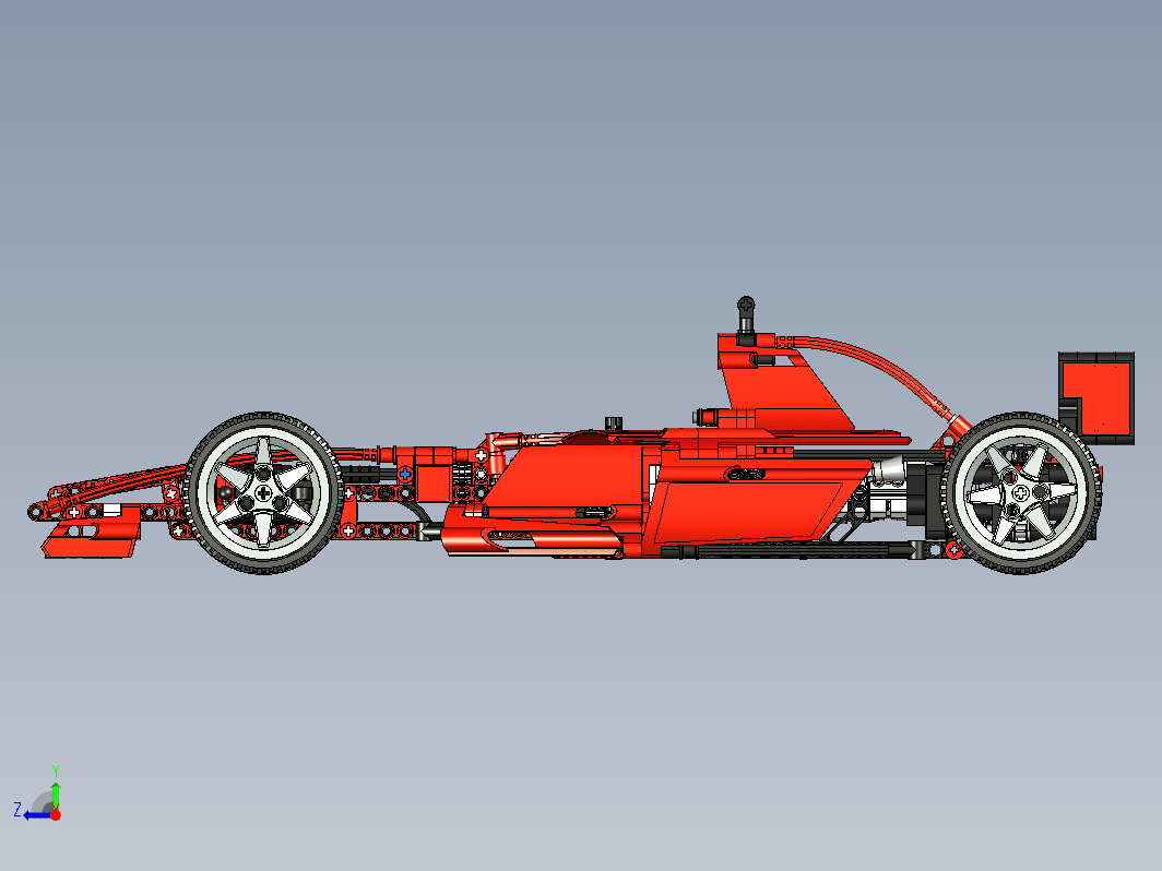 ferrari f1赛车1比10LEGO