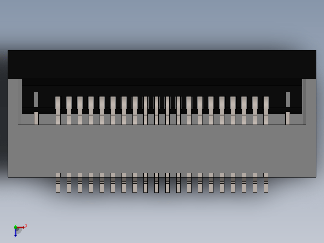 WR-FPC连接器， 20针， 0.5mm SMT ZIF水平