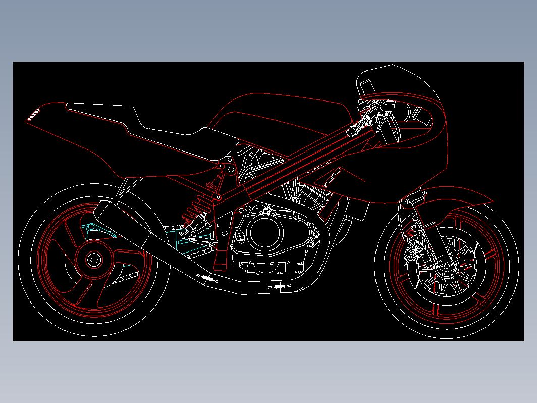 摩托车CAD图纸
