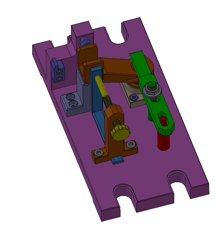 摇臂加工工艺及铣槽夹具设计 SW+CAD+说明书