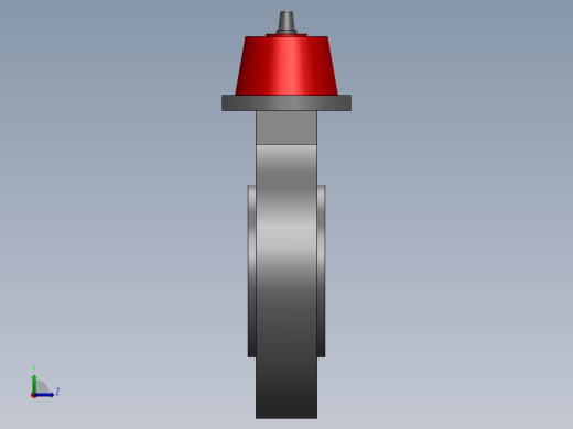 DN100对夹式手动蝶阀缩略图