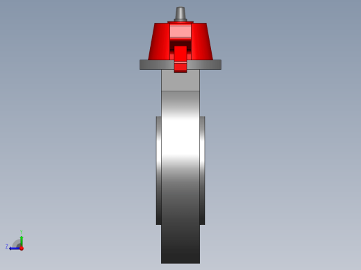 DN100对夹式手动蝶阀缩略图